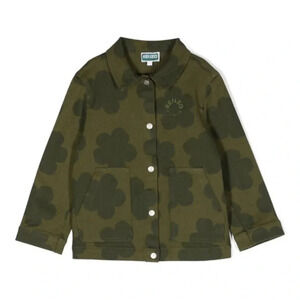 NWT Kenzo Kids Floral Print Denim Jacket